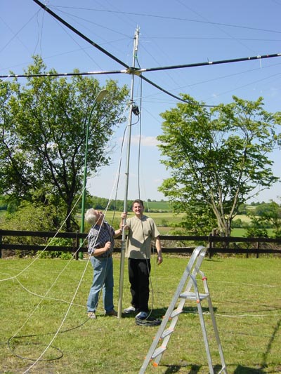 DD7ZF and DL6FCB in Hutten, June 2003